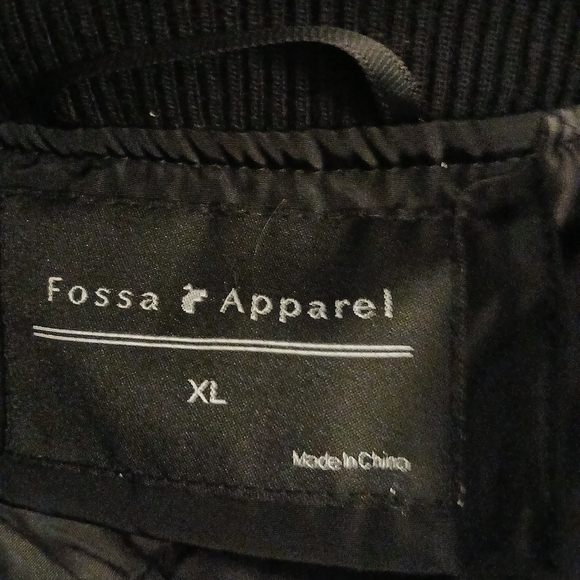 FOSSA APPAREL  BOMBER JACKET MENS 1518 Wingover Size XL.  NWT.   FL - Picture 7 of 12